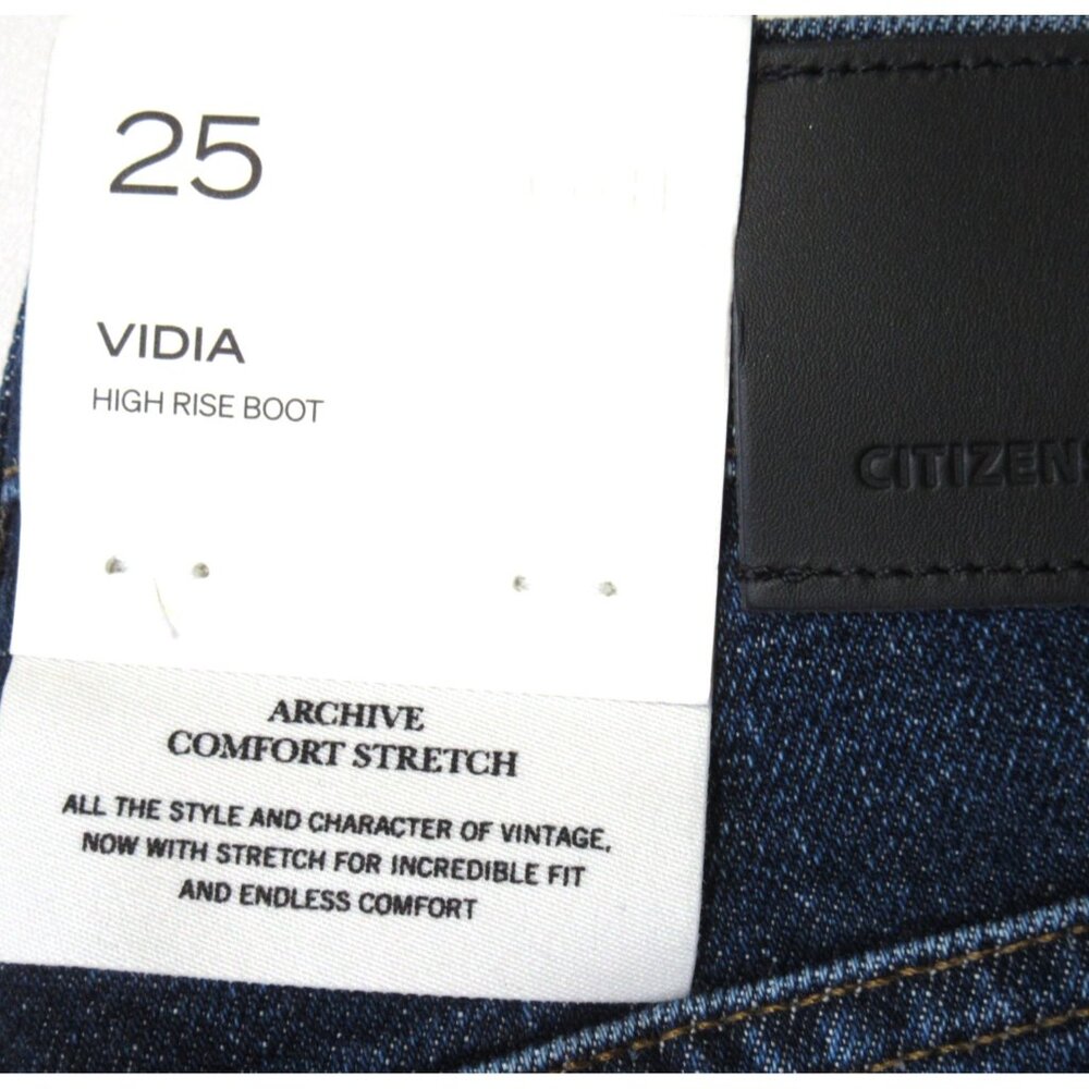 NWT Citizens of Humanity Vidia in Sutherland Mid Rise Boot Stretch Jeans 25 - Picture 8 of 9